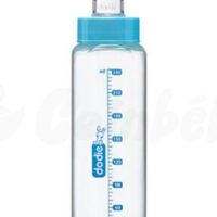 Biberon en verre 240 ml bleu ciel