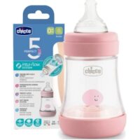 Biberon Sil Lento Perf Chicco Rose 0M+