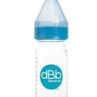 Biberon verre dBb bleu marine 105 ml