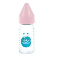 Biberon verre dBb rose 105 ml