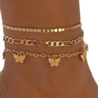 Chaine de pieds lot de 3 Fashion Jewelry